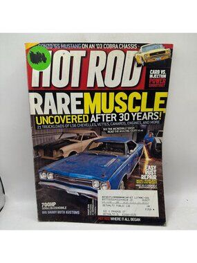 Hot Rod Magazine Rare Muscle August 2006 Vintage Cars Auto Restoration Classic